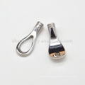 BX086 Wholesale 316L stainless steel jewelry finding Magnetic Clasp for 5mm round leather with clip fastener